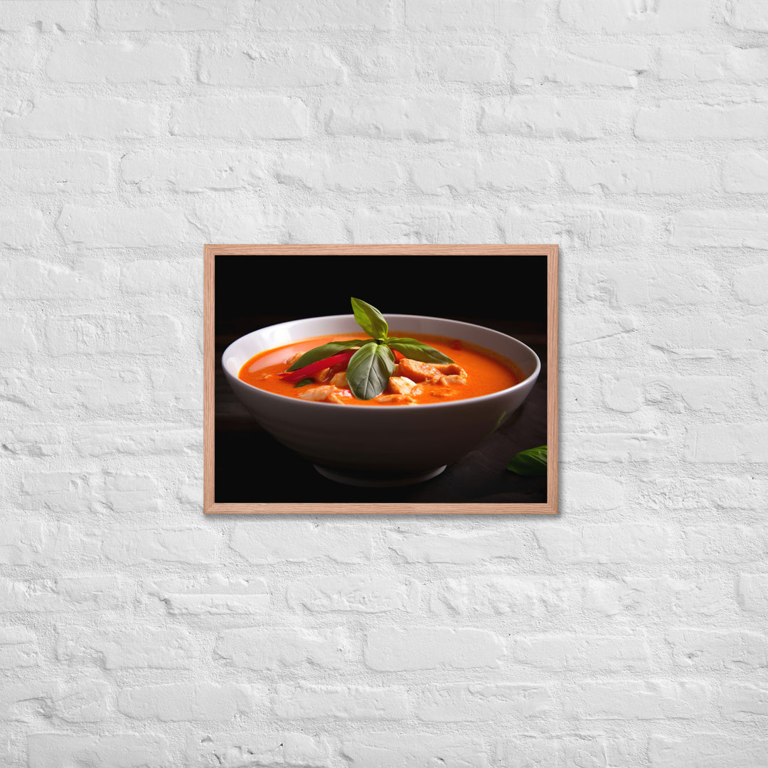 Red Curry Framed poster 🤤 from Yumify.AI