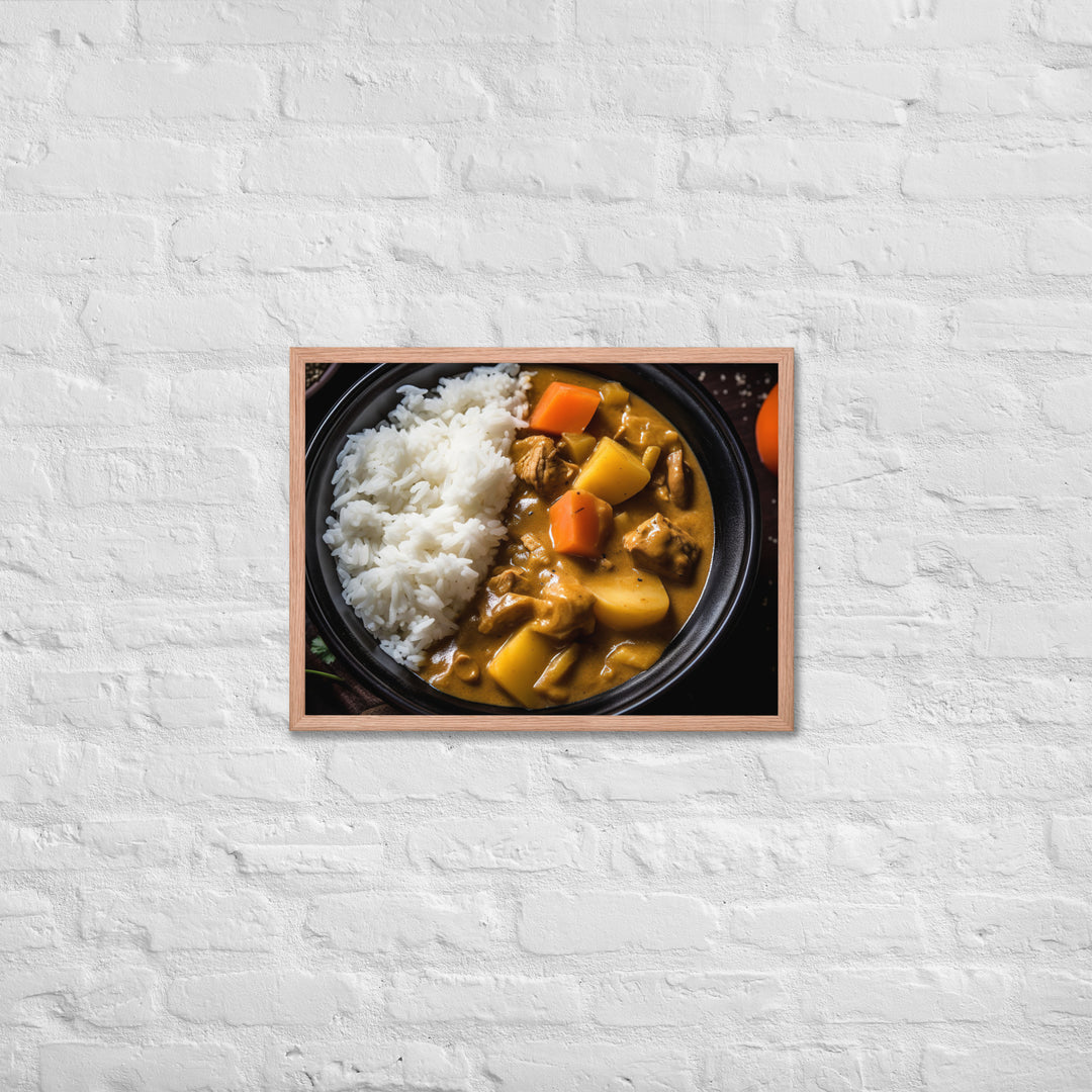 Japanese Curry Framed poster 🤤 from Yumify.AI