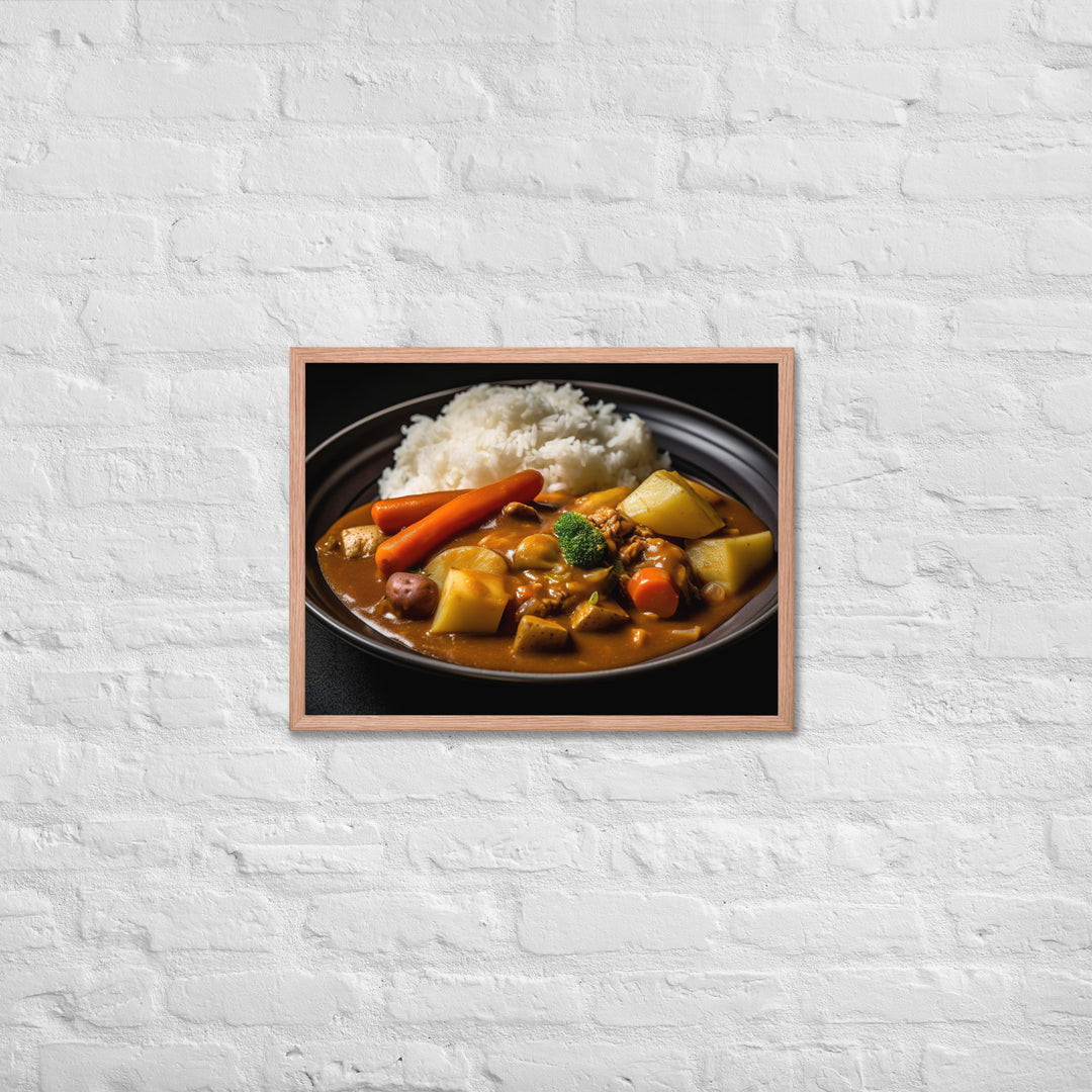 Japanese Curry Framed poster 🤤 from Yumify.AI