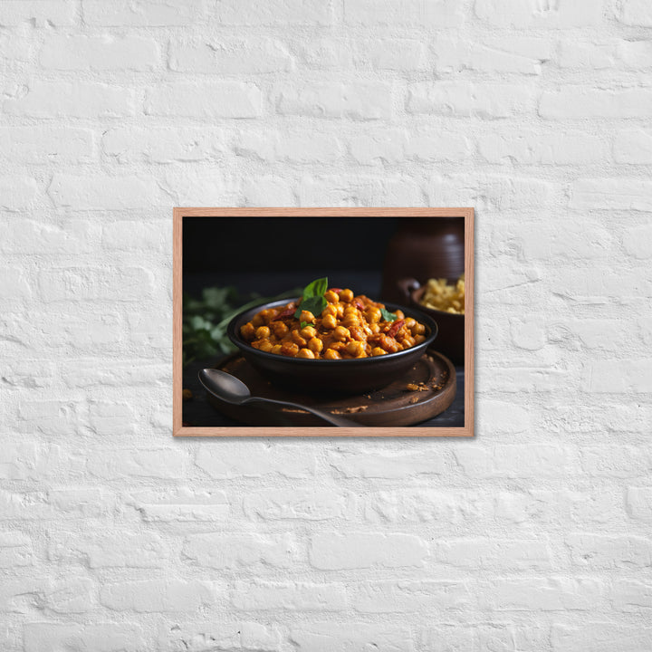 Chickpea Curry Framed poster 🤤 from Yumify.AI