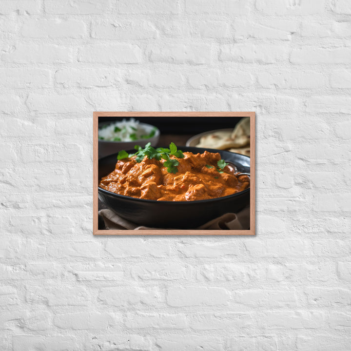 Butter Chicken Curry Framed poster 🤤 from Yumify.AI