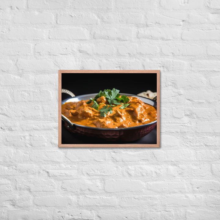 Butter Chicken Curry Framed poster 🤤 from Yumify.AI