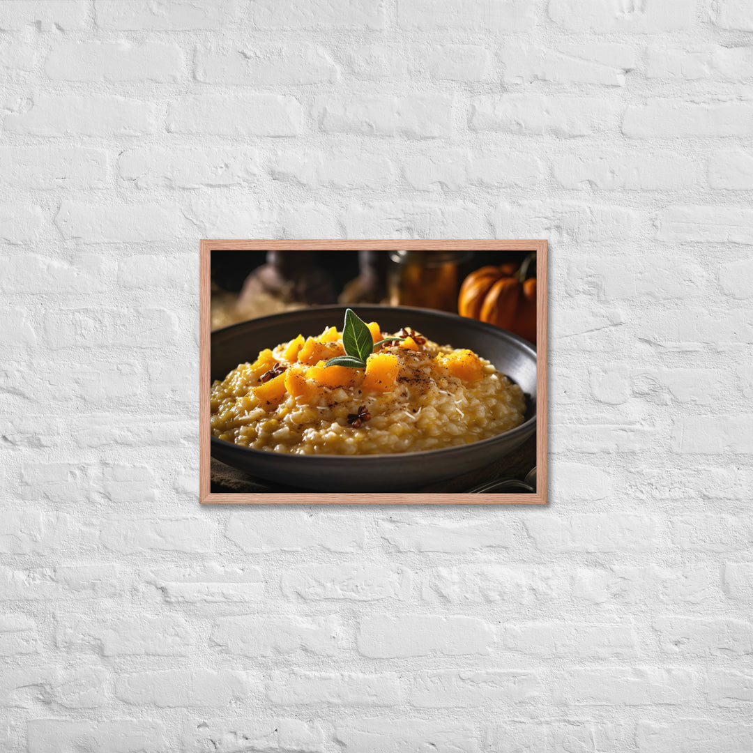 Butternut Squash Risotto Framed poster 🤤 from Yumify.AI