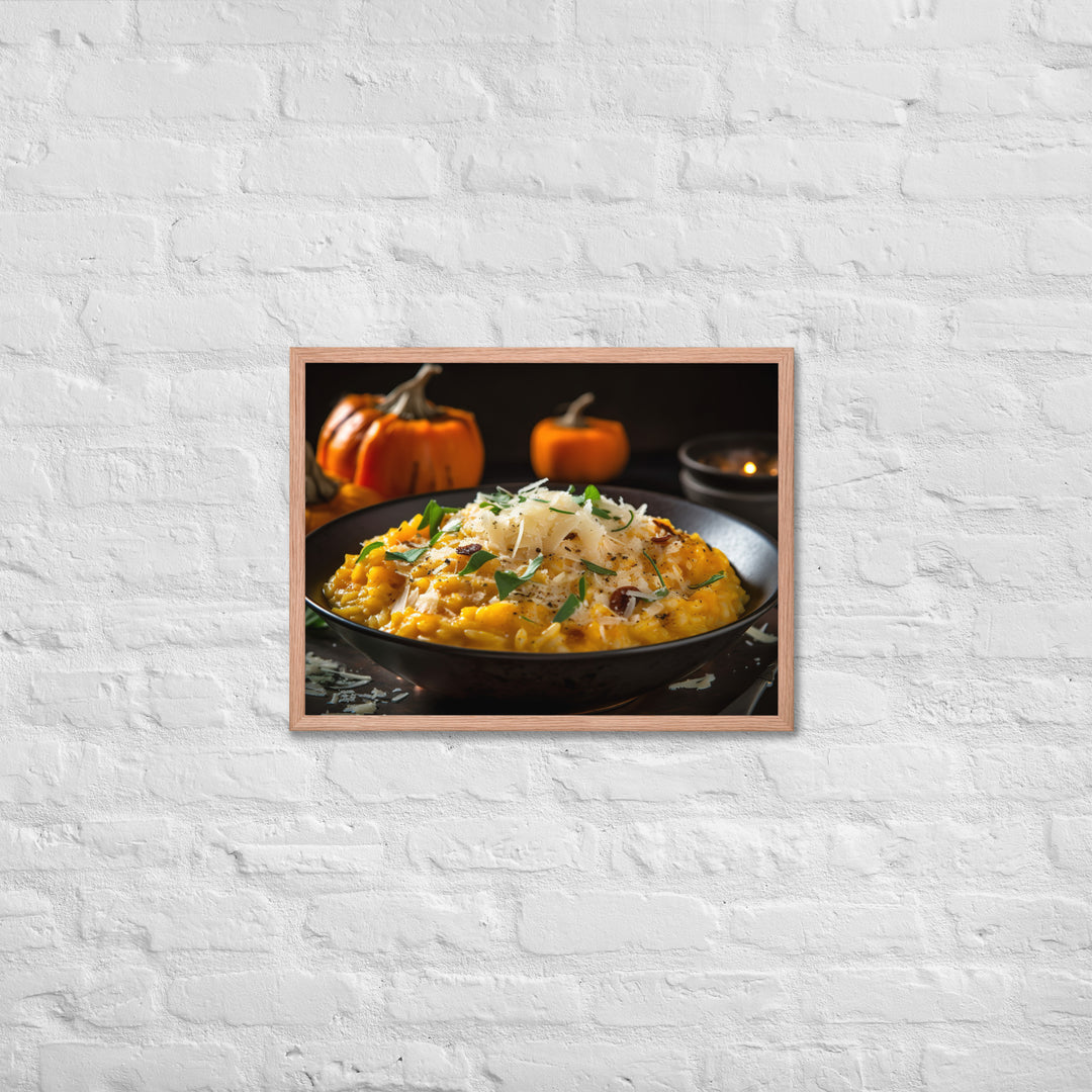 Butternut Squash Risotto Framed poster 🤤 from Yumify.AI