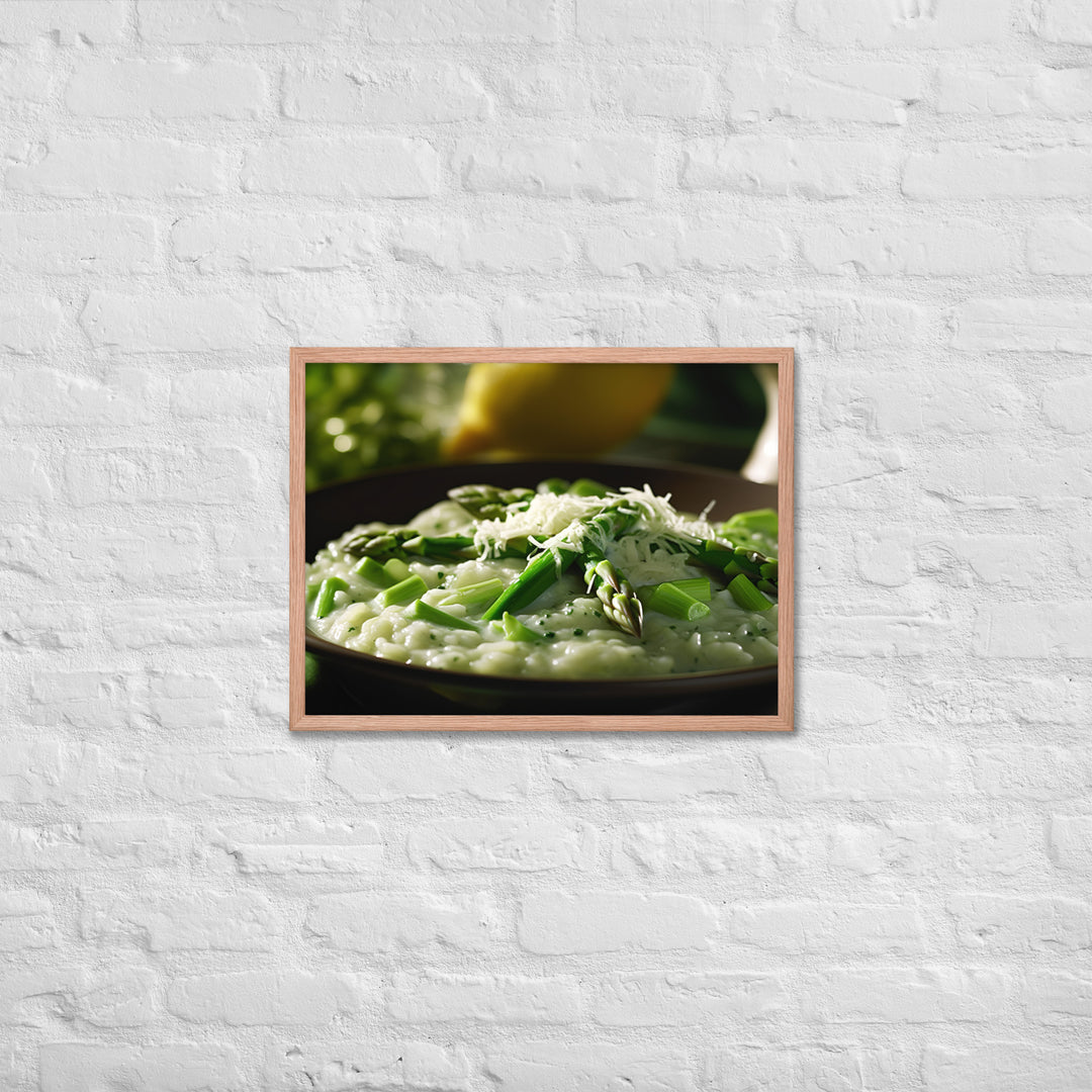 Asparagus Risotto Framed poster 🤤 from Yumify.AI