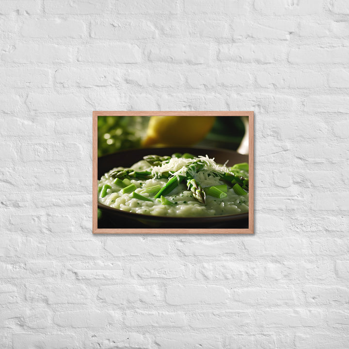 Asparagus Risotto Framed poster 🤤 from Yumify.AI