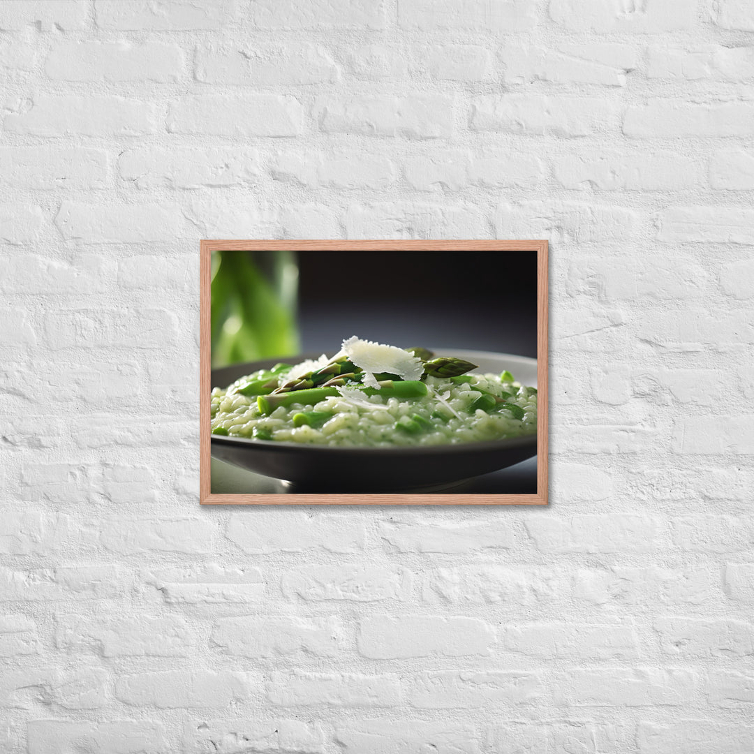 Asparagus Risotto Framed poster 🤤 from Yumify.AI