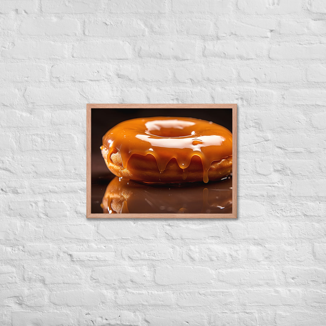 Glazed Donut Framed poster 🤤 from Yumify.AI