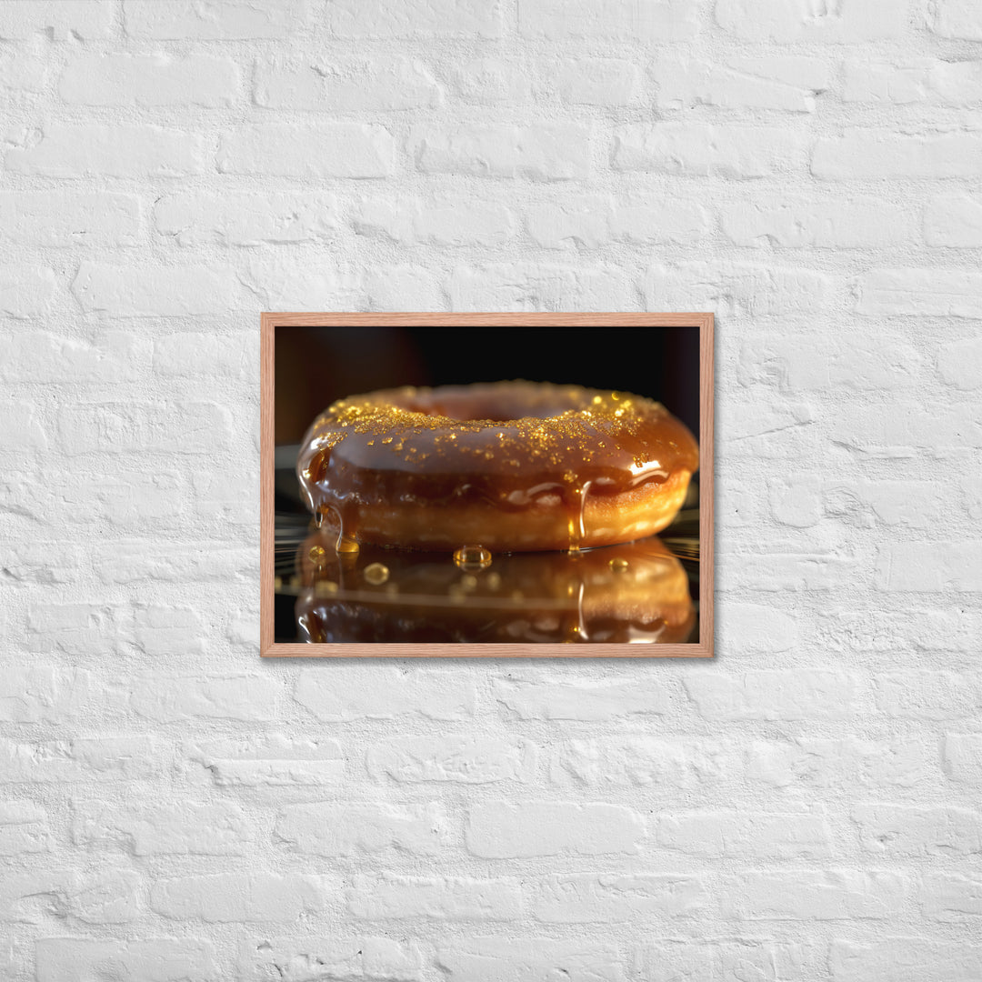 Glazed Donut Framed poster 🤤 from Yumify.AI