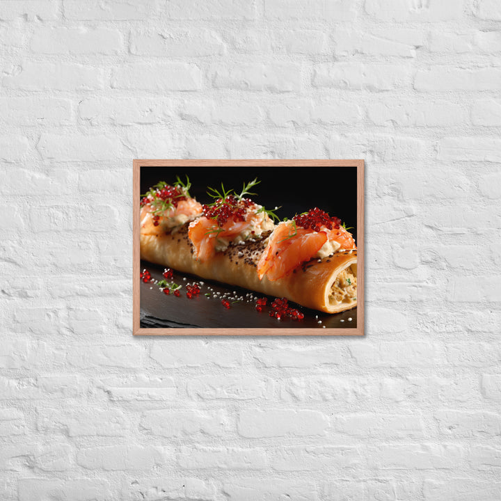 Truffle Lobster Roll Framed poster 🤤 from Yumify.AI