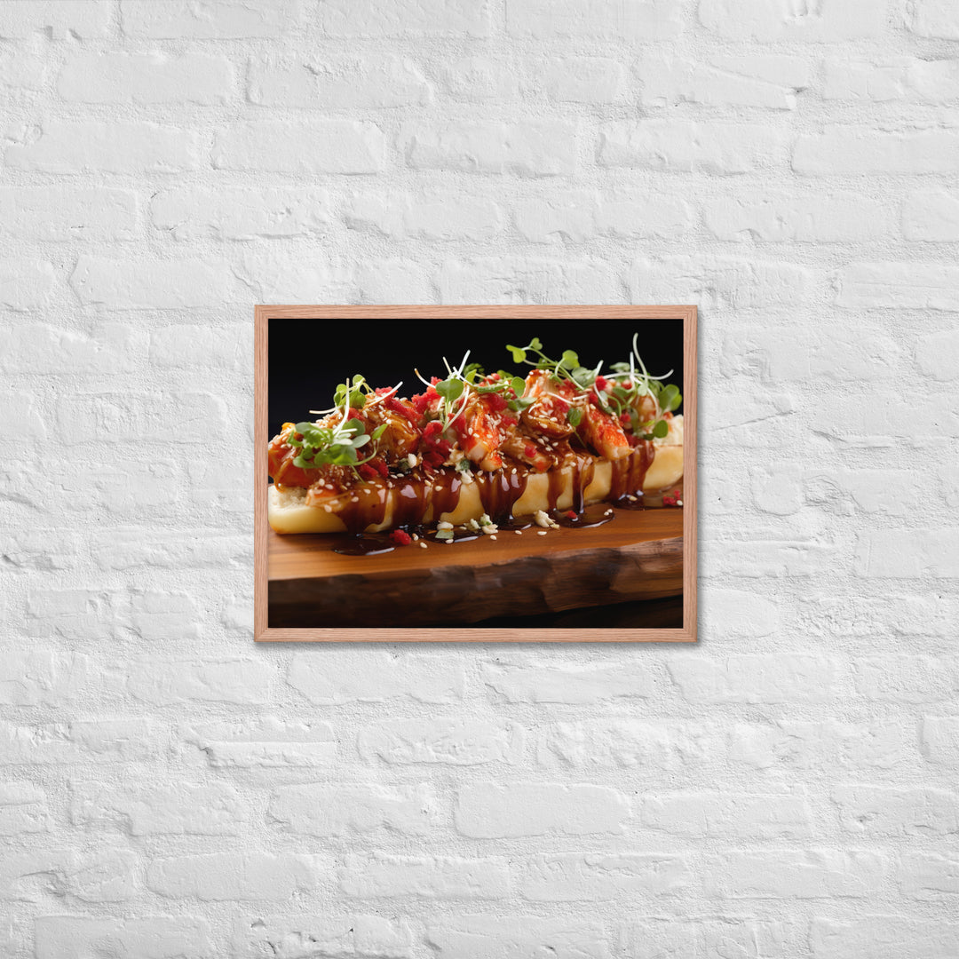 Lobster Roll Framed poster 🤤 from Yumify.AI