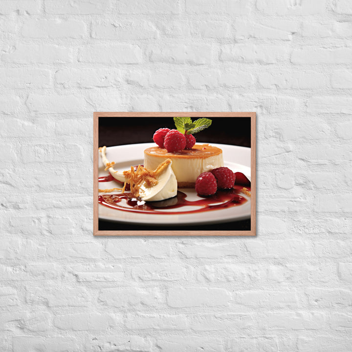 Cheese Dessert Framed poster 🤤 from Yumify.AI