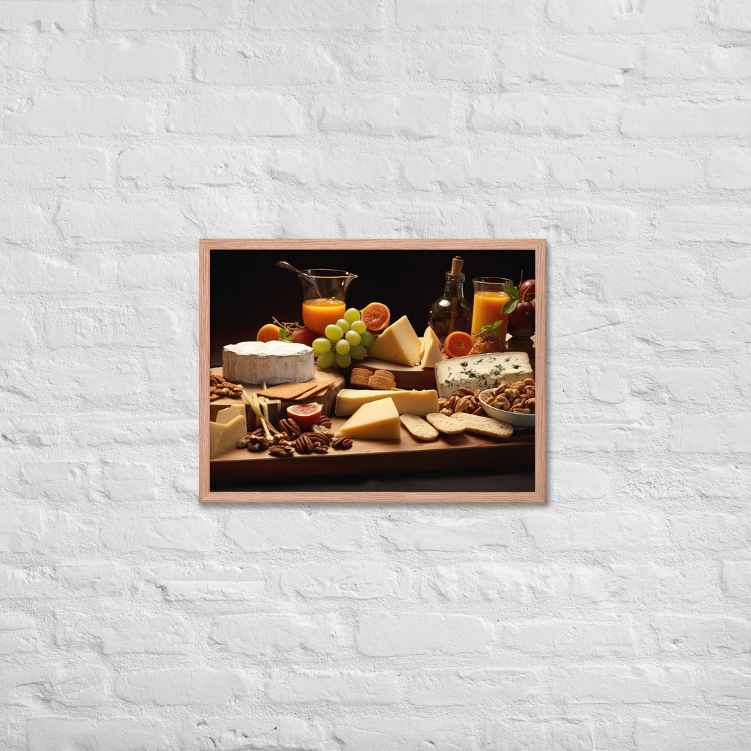 Cheese Board Framed poster 🤤 from Yumify.AI