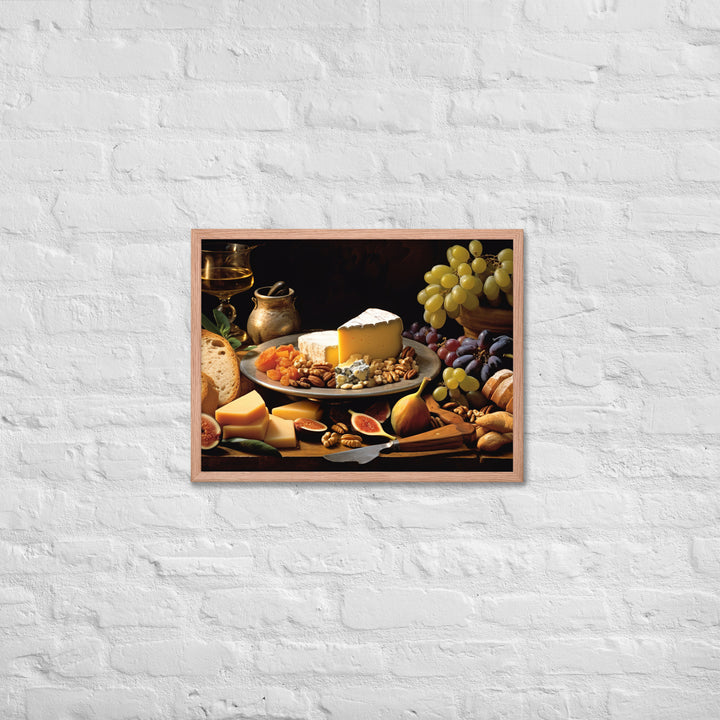 Cheese Board Framed poster 🤤 from Yumify.AI