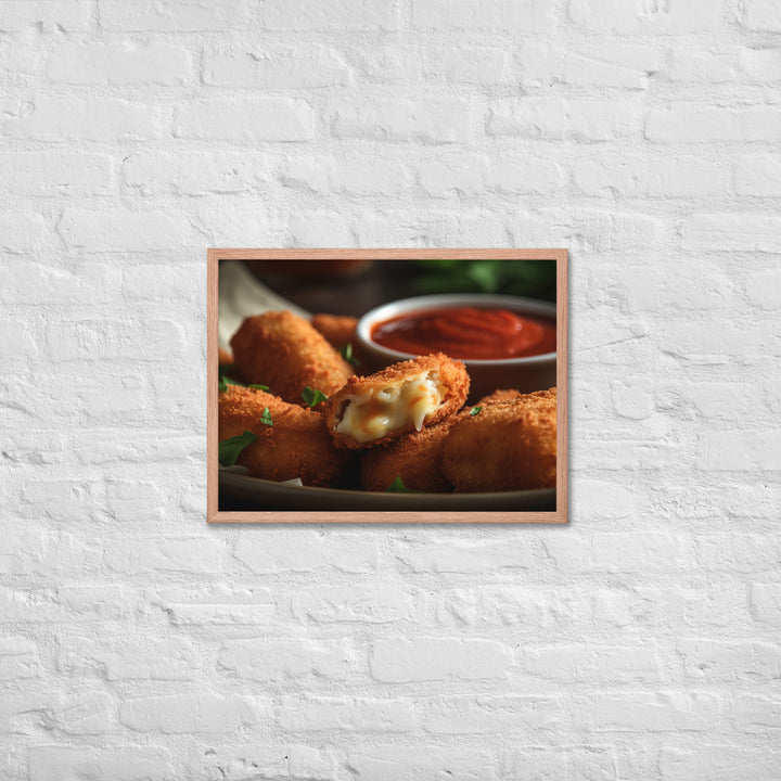 Mozzarella Sticks Framed poster 🤤 from Yumify.AI