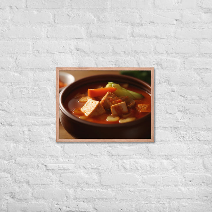 Kimchi Stew Framed poster 🤤 from Yumify.AI