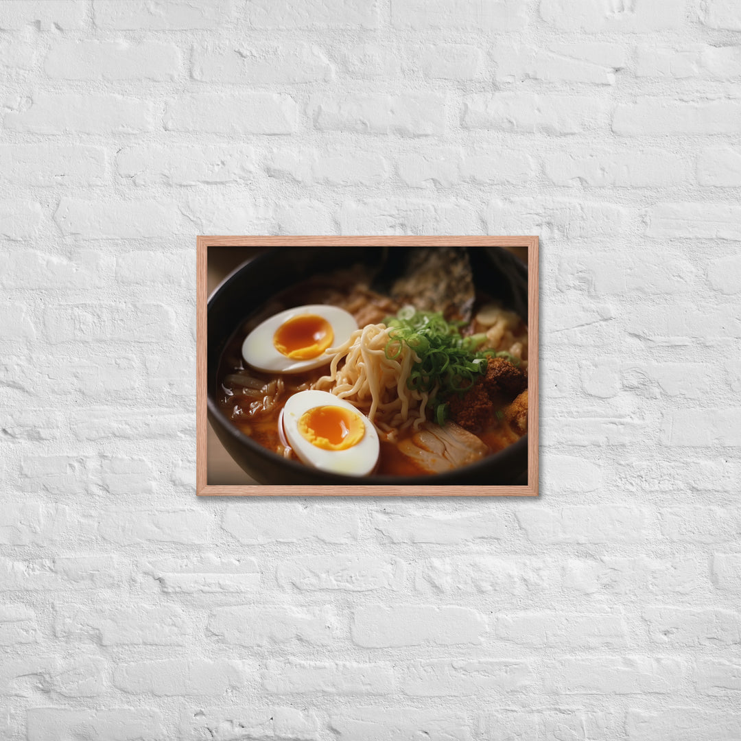 Kimchi Ramen Framed poster 🤤 from Yumify.AI