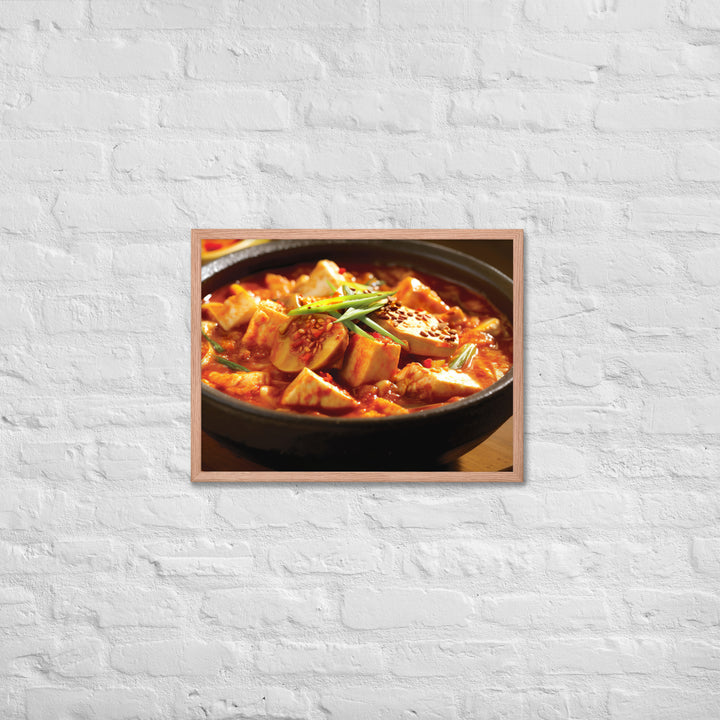 Kimchi Jjigae Framed poster 🤤 from Yumify.AI
