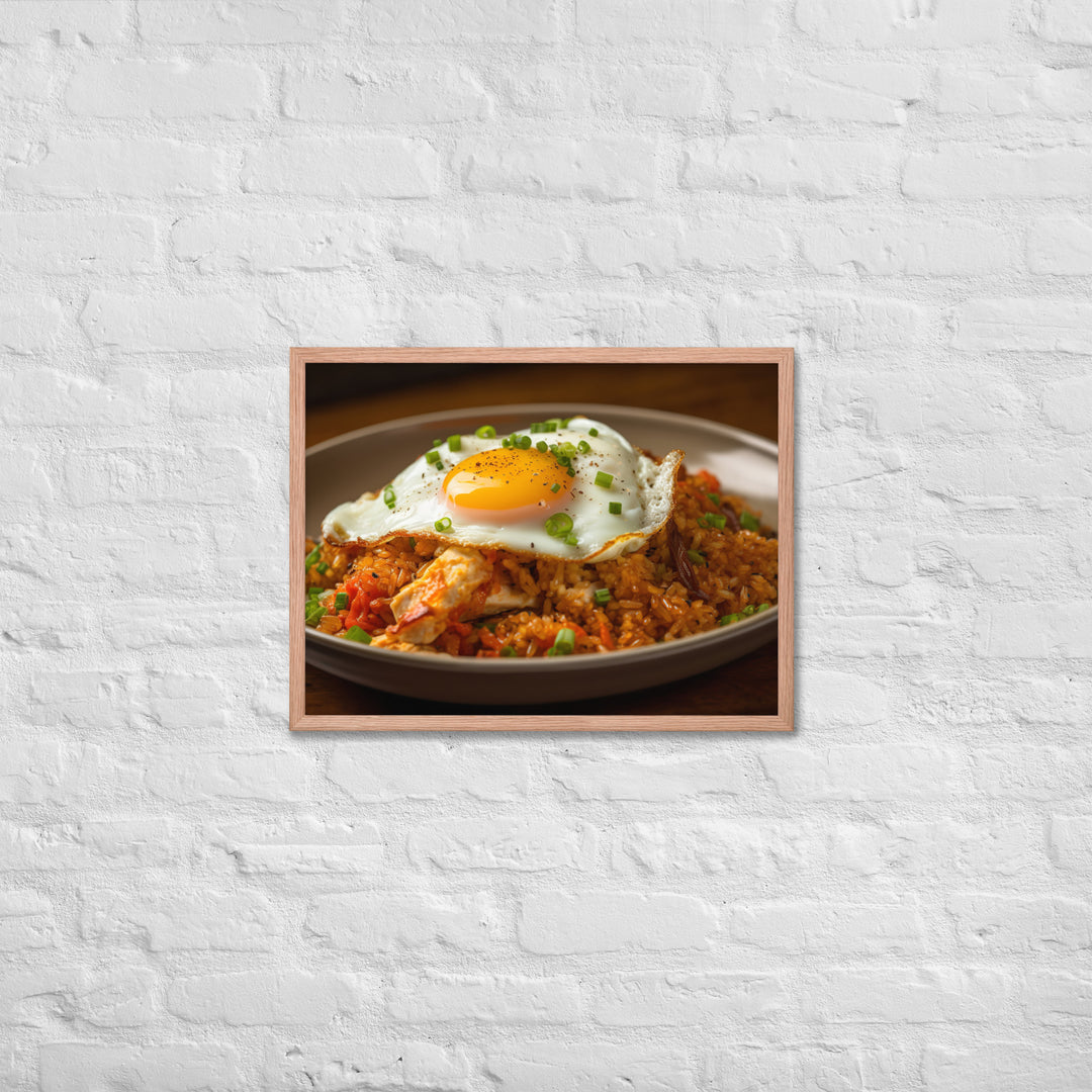 Kimchi Fried Rice Framed poster 🤤 from Yumify.AI