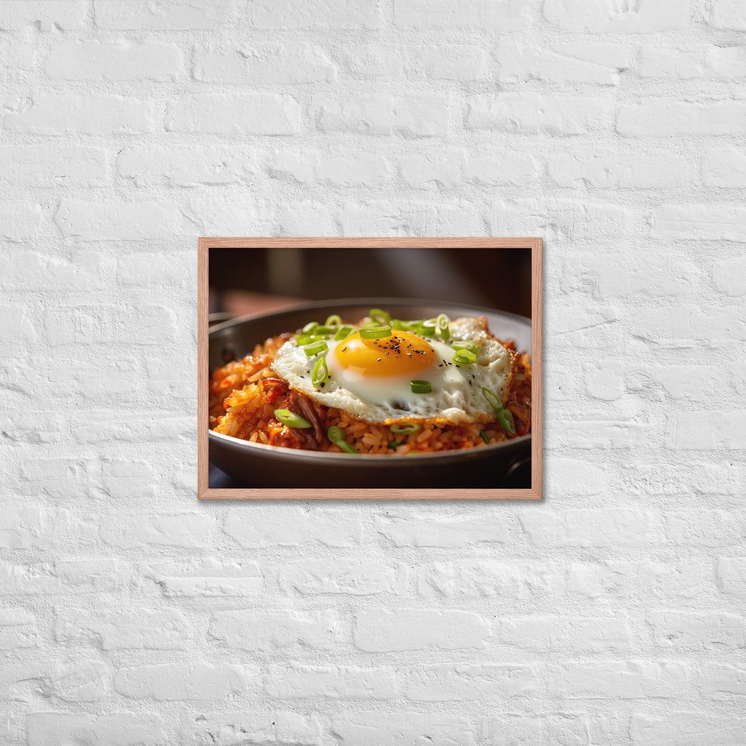 Kimchi Fried Rice Framed poster 🤤 from Yumify.AI