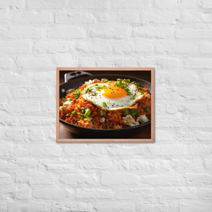 Kimchi Fried Rice Framed poster 🤤 from Yumify.AI