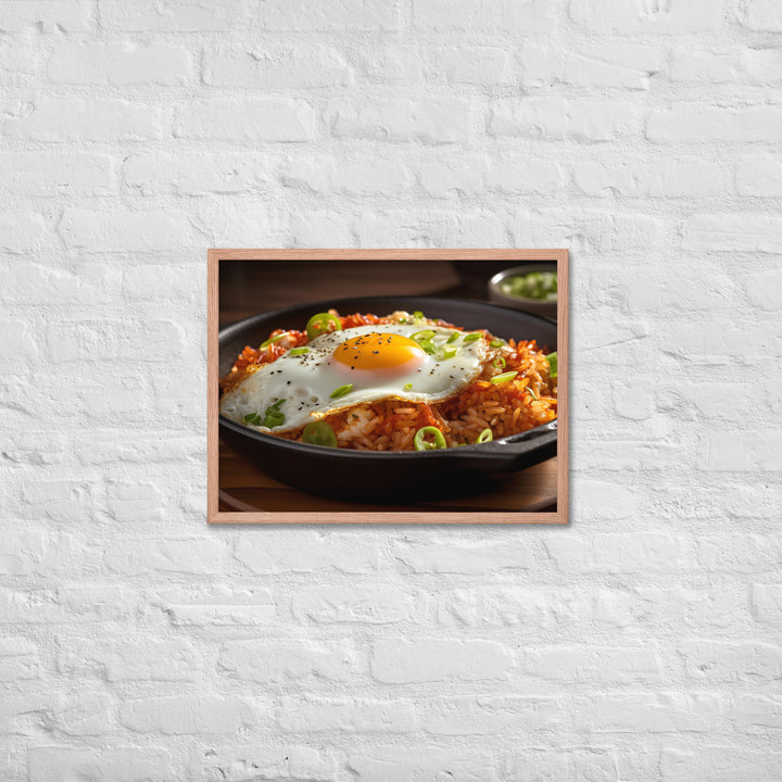 Kimchi Fried Rice Framed poster 🤤 from Yumify.AI