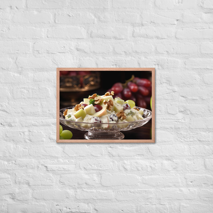 Waldorf Salad Framed poster 🤤 from Yumify.AI