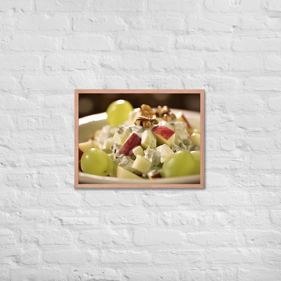 Waldorf Salad Framed poster 🤤 from Yumify.AI