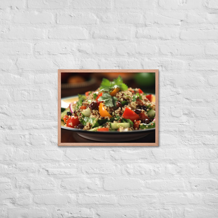 Quinoa Salad Framed poster 🤤 from Yumify.AI