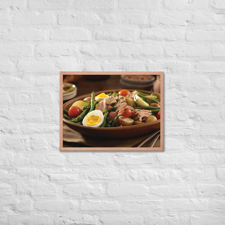 Nicoise Salad Framed poster 🤤 from Yumify.AI