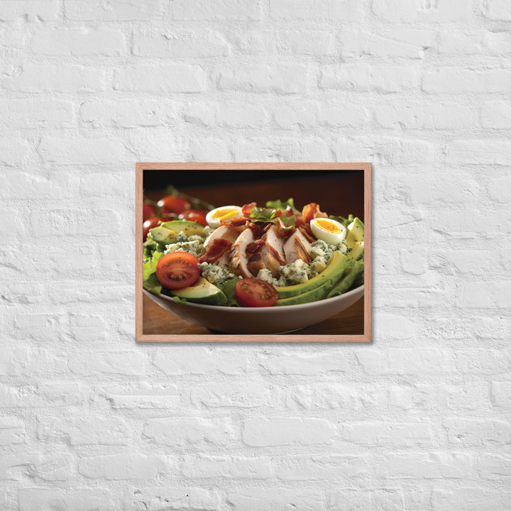 Cobb Salad Framed poster 🤤 from Yumify.AI