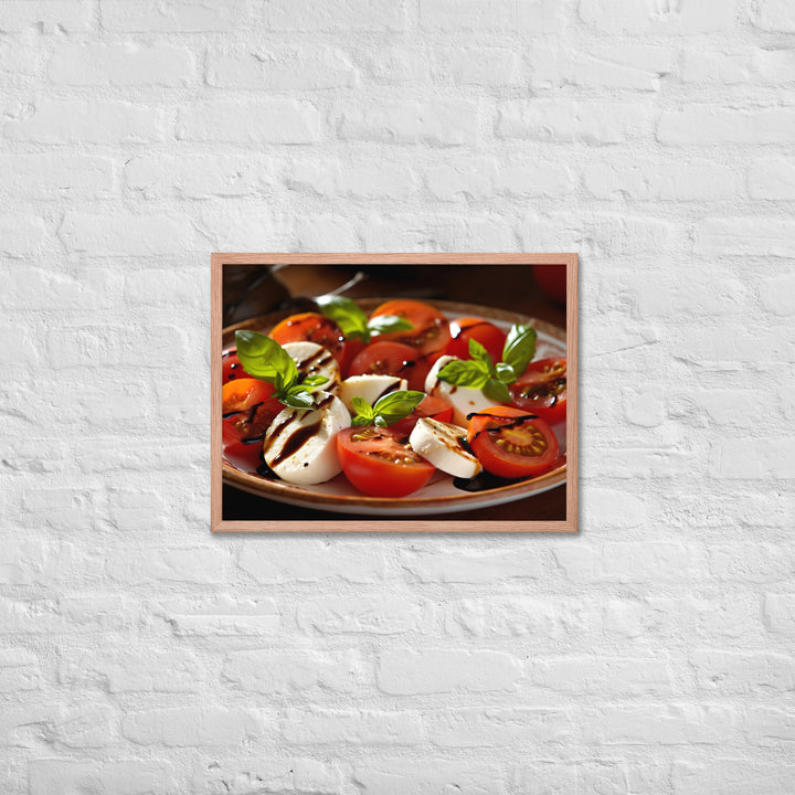 Caprese Salad Framed poster 🤤 from Yumify.AI