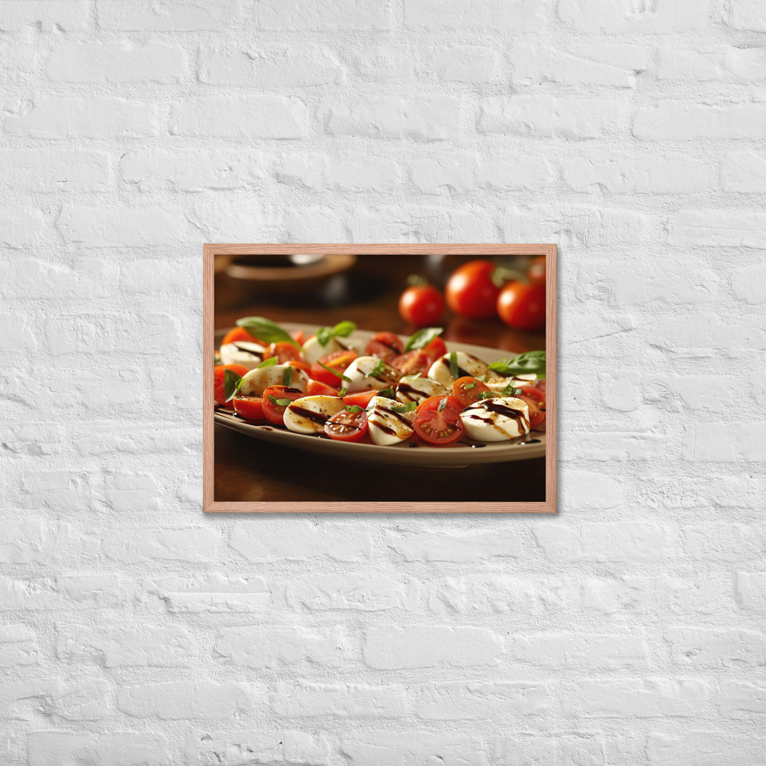 Caprese Salad Framed poster 🤤 from Yumify.AI