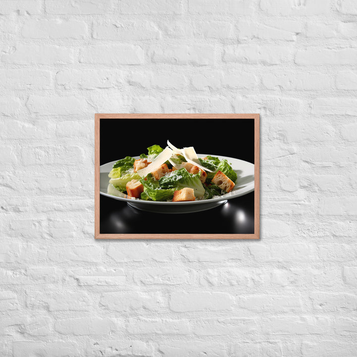 Caesar Salad Framed poster 🤤 from Yumify.AI