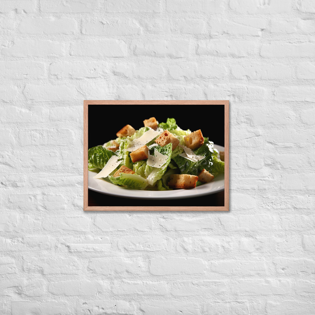 Caesar Salad Framed poster 🤤 from Yumify.AI