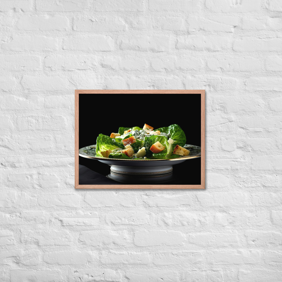 Caesar Salad Framed poster 🤤 from Yumify.AI