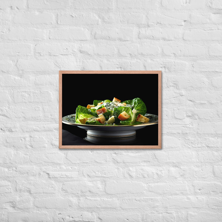 Caesar Salad Framed poster 🤤 from Yumify.AI