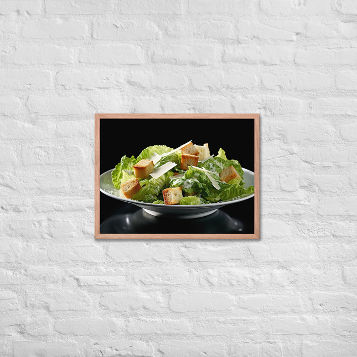 Caesar Salad Framed poster 🤤 from Yumify.AI