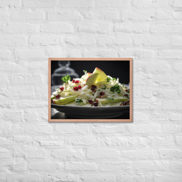 Modern Twist on Waldorf Salad Framed poster 🤤 from Yumify.AI