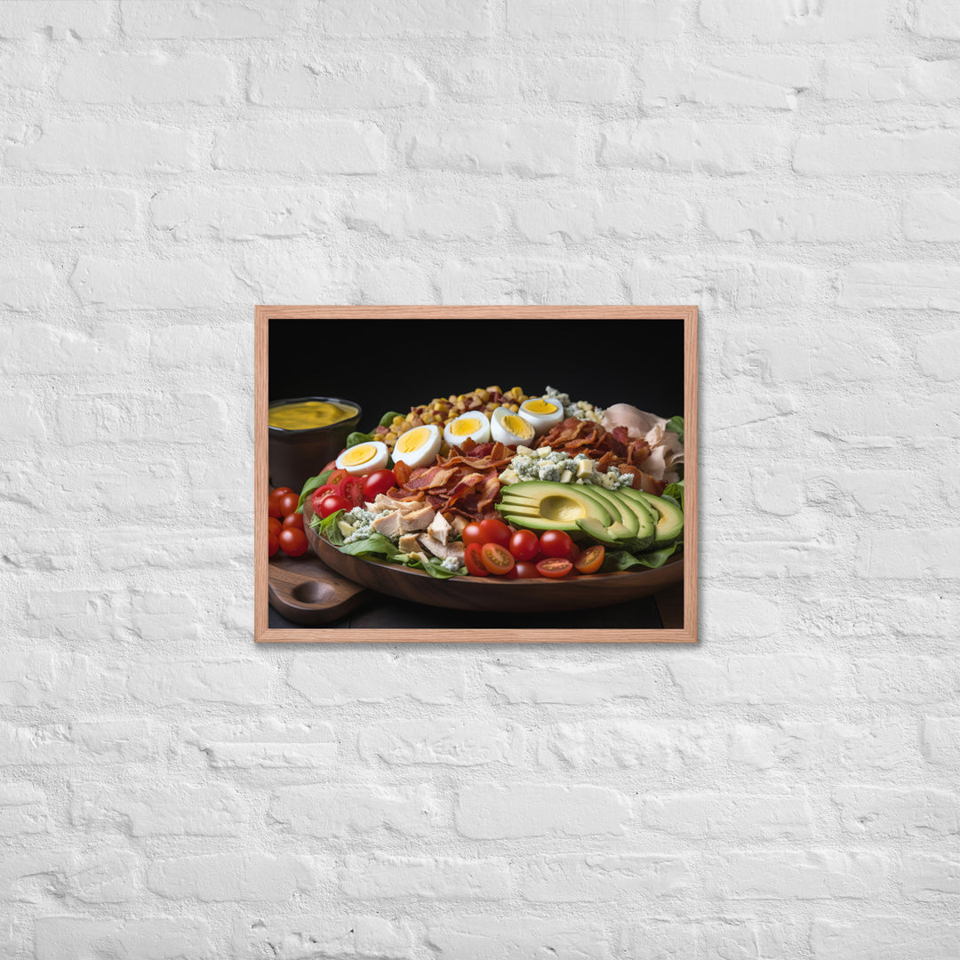 Loaded Cobb salad Framed poster 🤤 from Yumify.AI