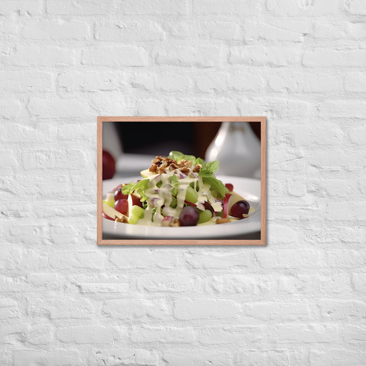 Crispy Waldorf Salad Framed poster 🤤 from Yumify.AI