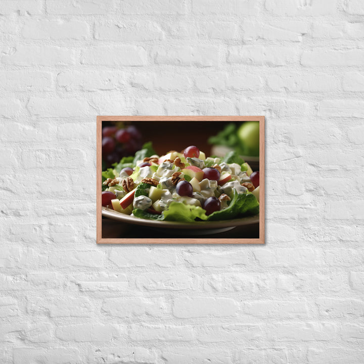 Classic Waldorf Salad Framed poster 🤤 from Yumify.AI