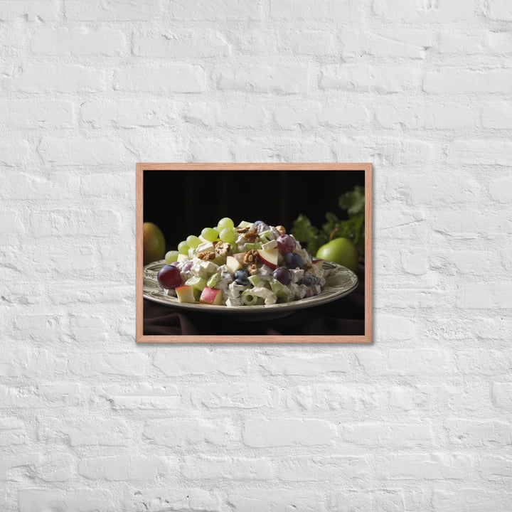 Classic Waldorf Salad Framed poster 🤤 from Yumify.AI