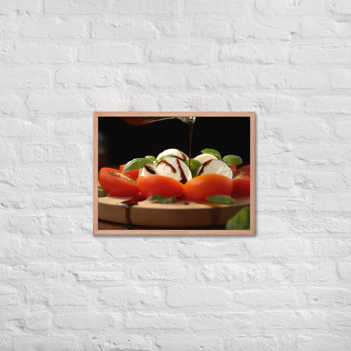 Caprese Salad Framed poster 🤤 from Yumify.AI