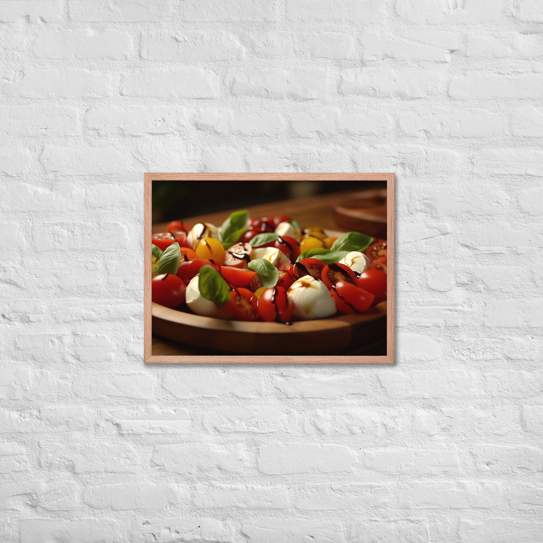 Caprese Salad Framed poster 🤤 from Yumify.AI