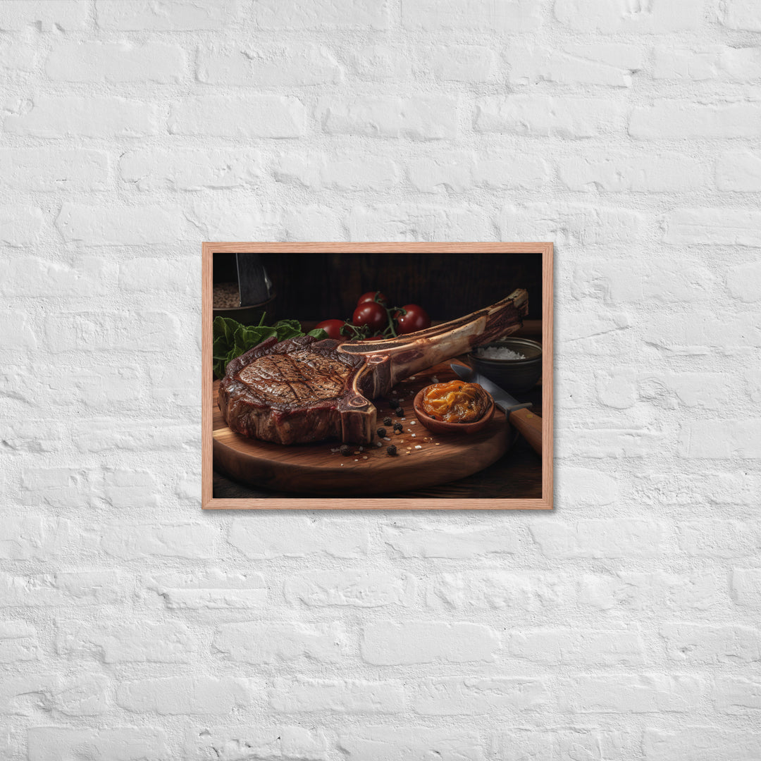 Tomahawk Ribeye Framed poster 🤤 from Yumify.AI