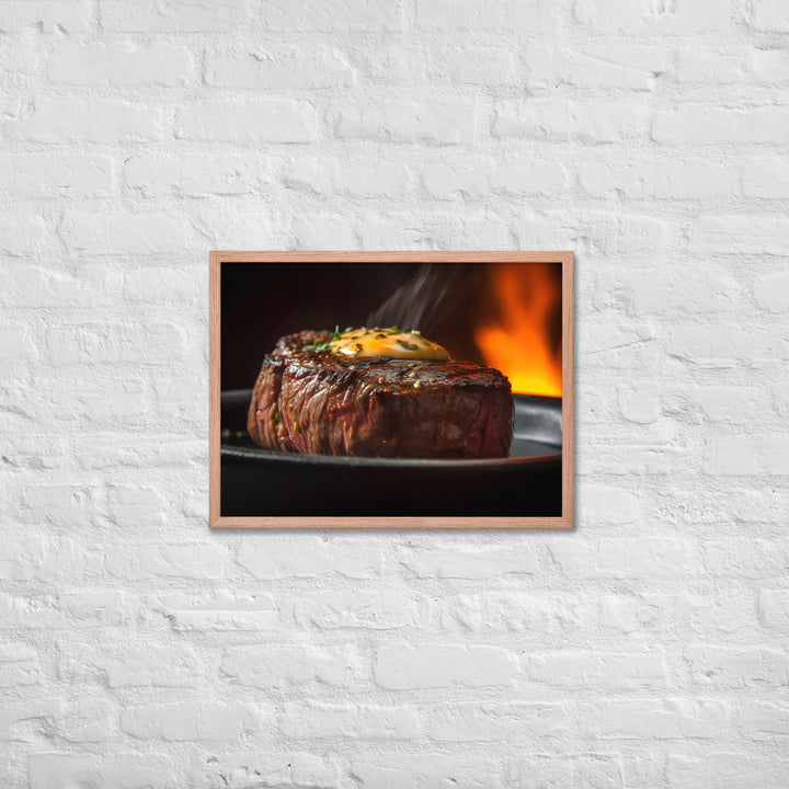 Sizzling Filet Mignon Framed poster 🤤 from Yumify.AI