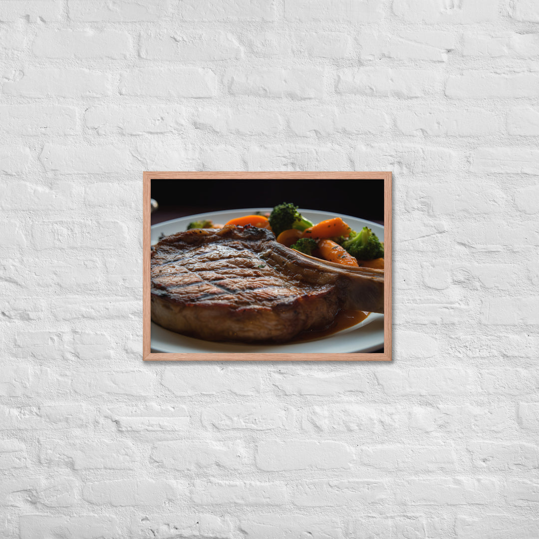 Grilled Ribeye Framed poster 🤤 from Yumify.AI