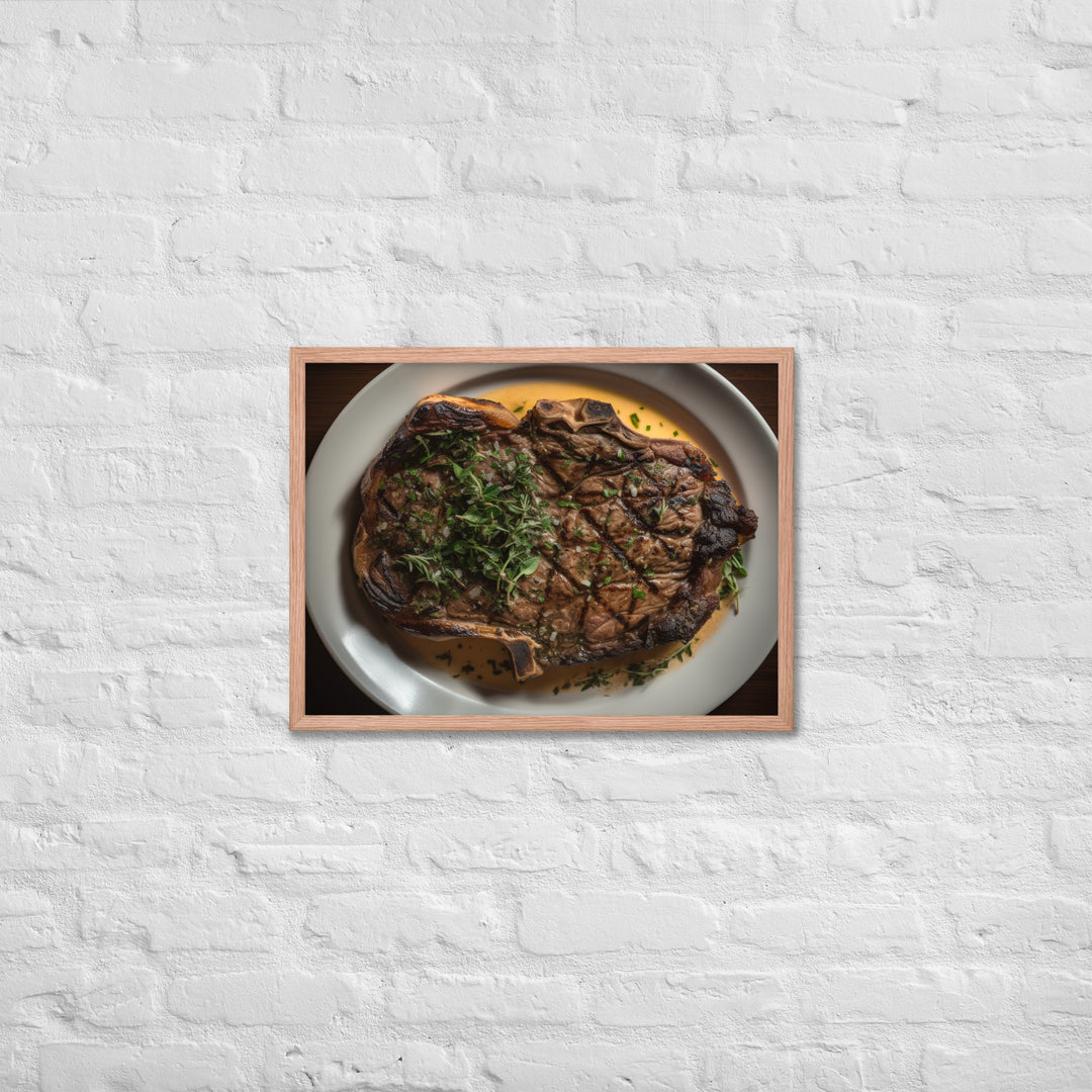 Butter Basted Ribeye Framed poster 🤤 from Yumify.AI