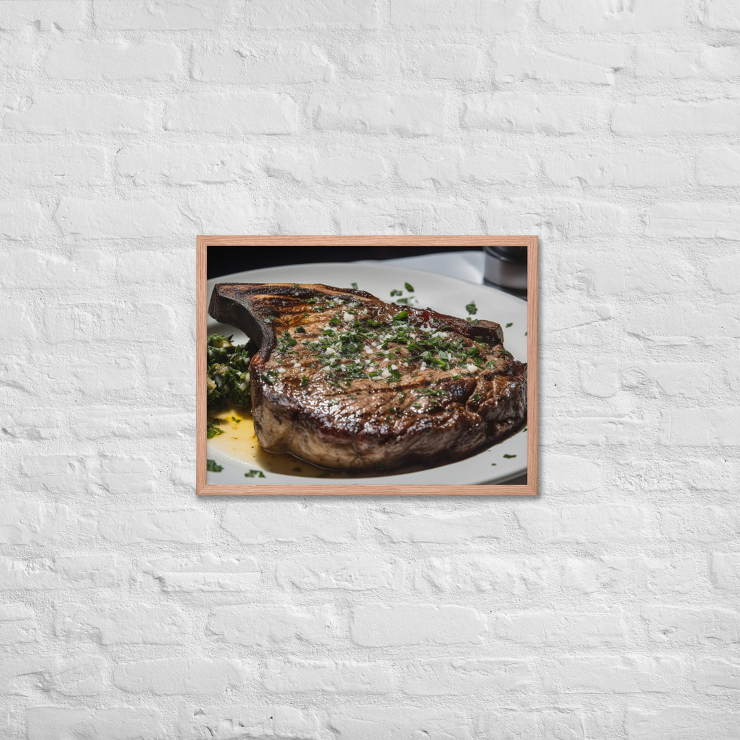 Butter Basted Ribeye Framed poster 🤤 from Yumify.AI